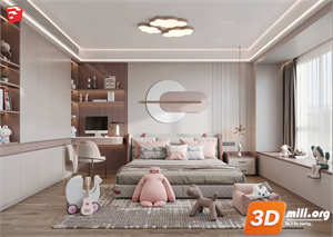 Children Room Scenes Skp FIles 